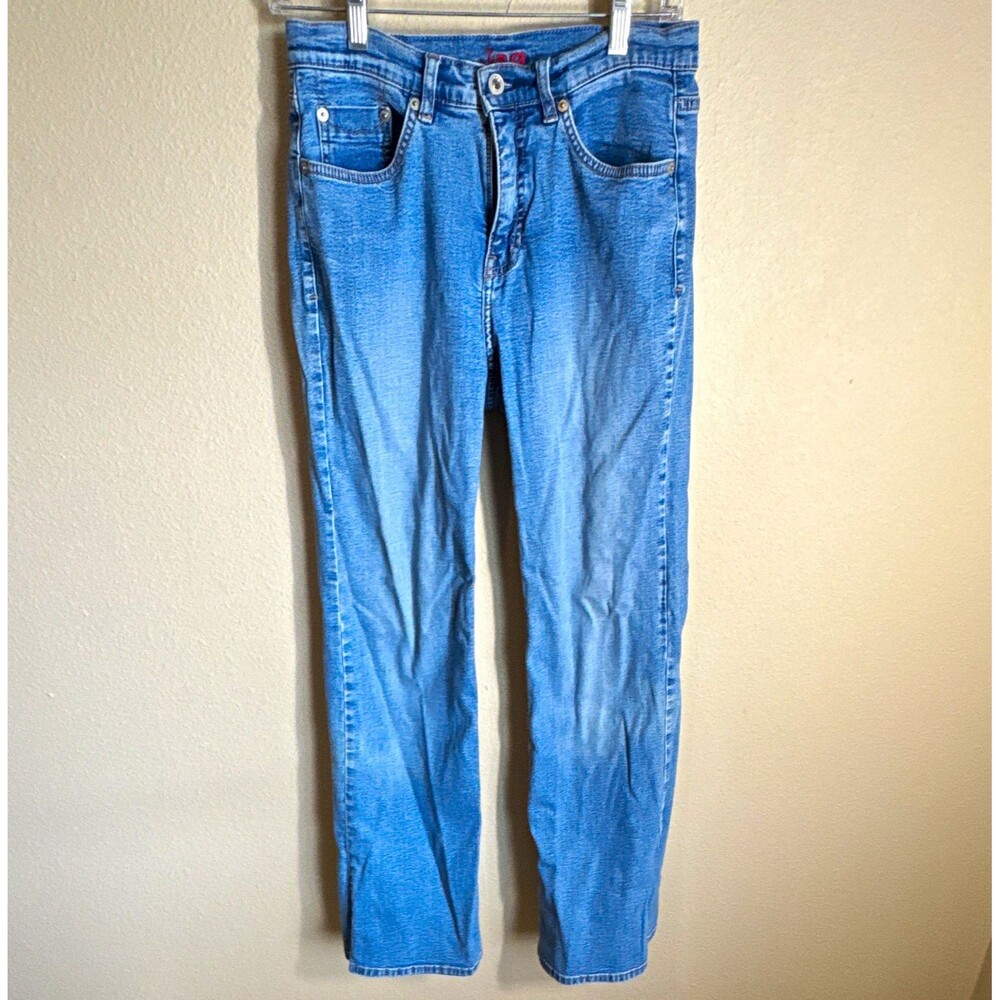Jag Women’s Light Wash Blue Denim Skinny Jeans Stretch 5-Pocket Mid Rise 8